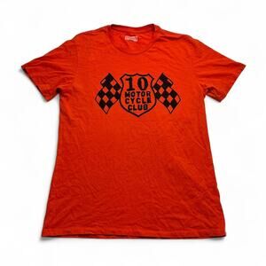 Denizen Levi’s Orange Motorcycle Club Graphic Tee Large